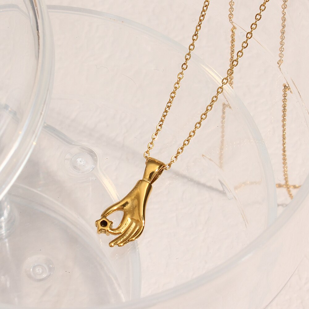 Enchanted Hand Necklace