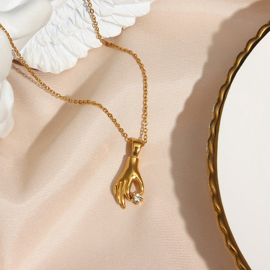 Enchanted Hand Necklace