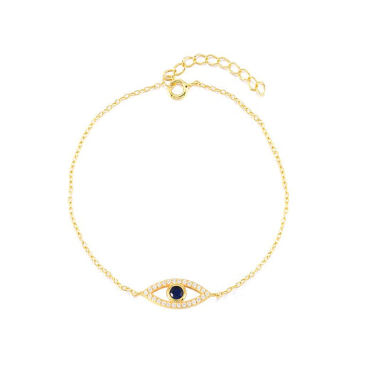 Wisdom Eye Gold Plated Bracelet