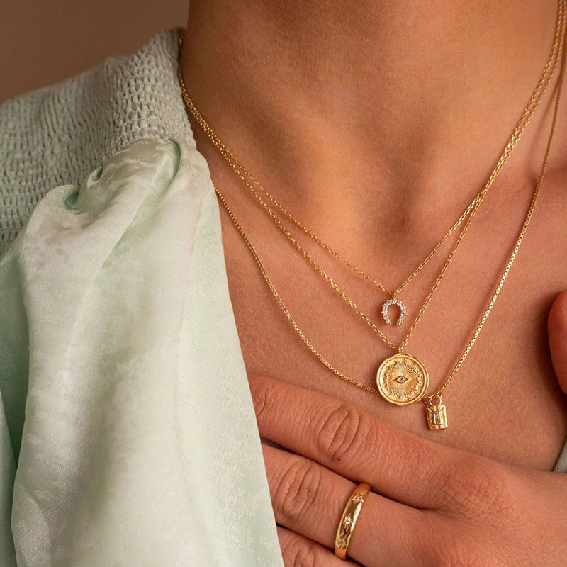 Matilda Wisdom Eye Gold Plated Necklace