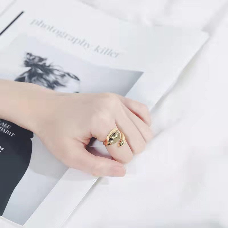 Petra Open Cuff Ring