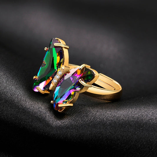 Cordelia Butterfly Gold Plated Ring